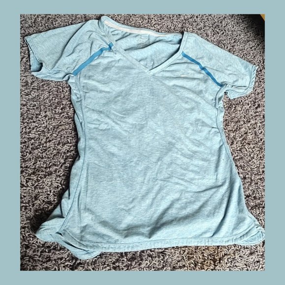 3 for $23 tops!! Blue Nike Running Short-sleeved Top - Picture 1 of 4